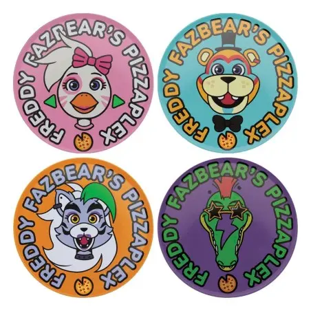 Five Nights at Freddy's pack 4 sous-verres Printed Drinks | 5060948295819