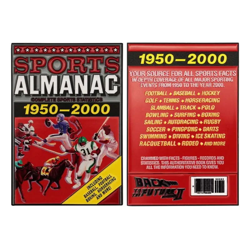 Retour vers le futur Lingot Sport Almanac Limited Edition  | 5060948292580