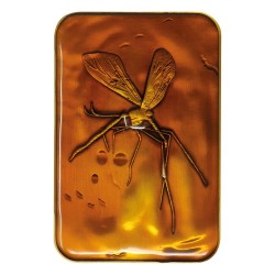 Jurassic Park Lingot de Collection Mosquito in Amber Limited Edition 