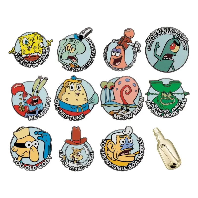 Bob l´éponge présentoir Pin's Mystery Pin Badge (12) | 5060948296014