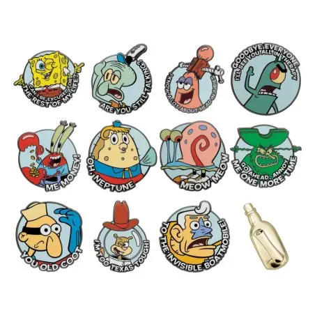 Bob l´éponge présentoir Pin's Mystery Pin Badge (12) | 5060948296014