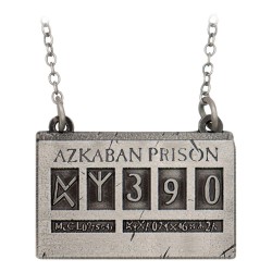 Harry Potter pendentif et collier Azkaban