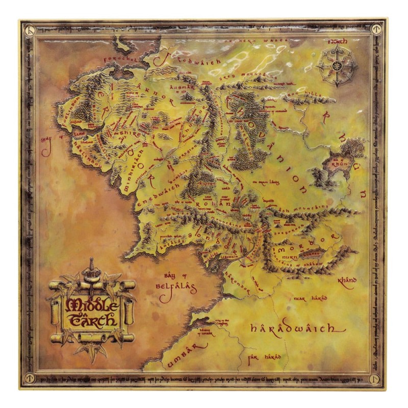 Le Seigneur des Anneaux réplique Map Limited Edition  | 5060948293662