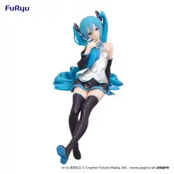 Hatsune Miku statuette PVC Noodle Stopper Kuroboshi Kouhaku Ver. (re-run) 14 cm