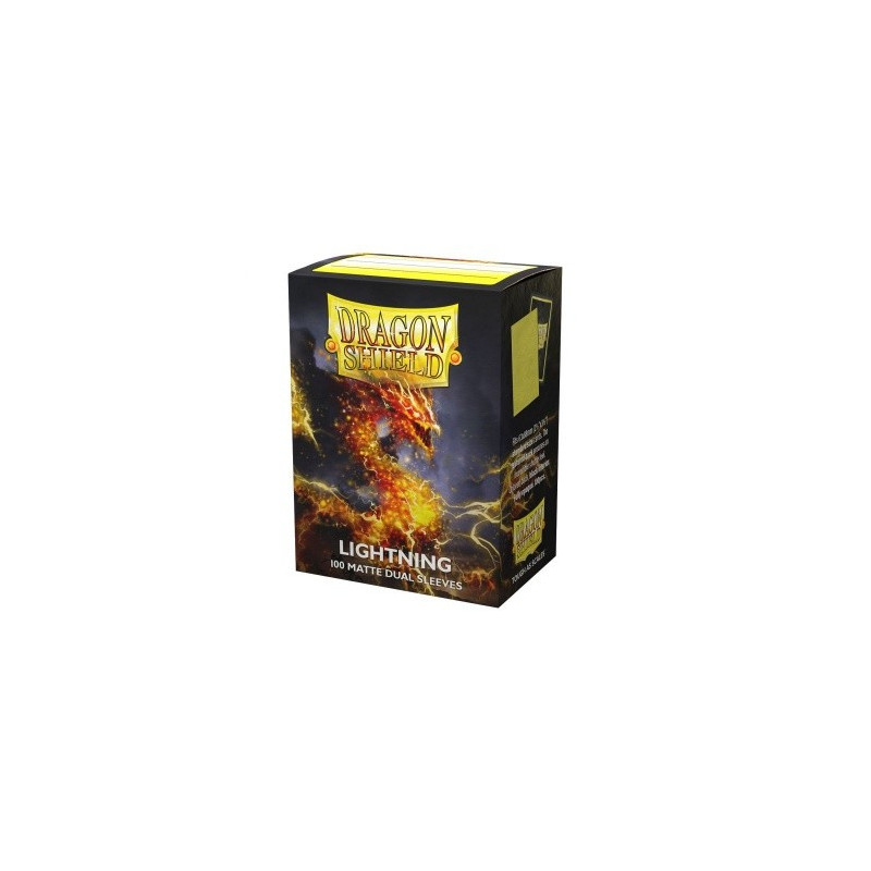 Dragon Shield Dual Matte Sleeves - Lightning 'Ailia' (100 Sleeves)