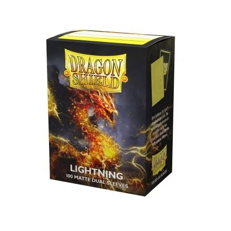 Dragon Shield Dual Matte Mouwen - Lightning 'Ailia' (100 Hoesjes) | 5706569150471