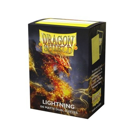 Dragon Shield Dual Matte Sleeves - Lightning 'Ailia' (100 Sleeves)