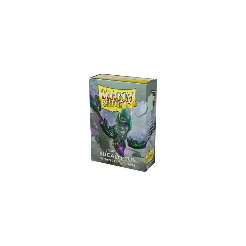 Dragon Shield Japanese size Dual Matte Sleeves - Eucalyptus 'Lehel' (60 Sleeves) | 5706569151492