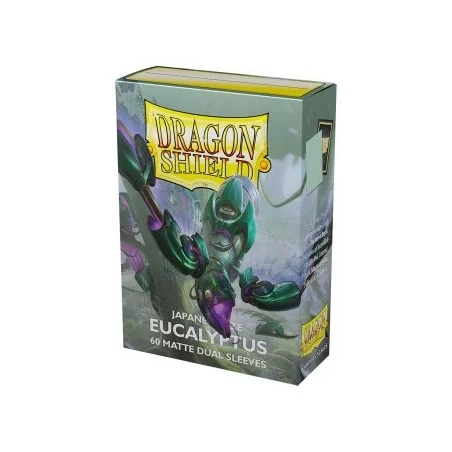 Dragon Shield Japanese size Dual Matte Sleeves - Eucalyptus 'Lehel' (60 Sleeves) | 5706569151492