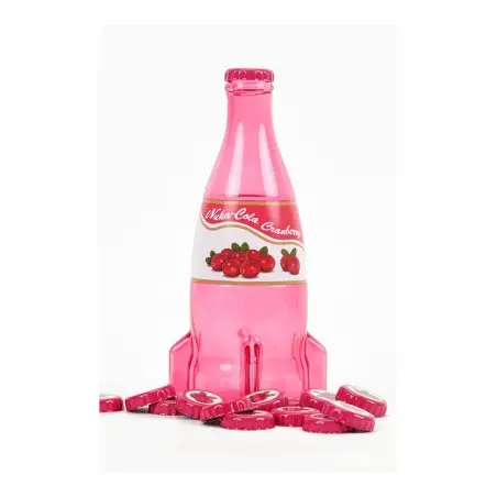 Fallout Botlle Series Glass Bottle & Cap Nuka Cola Cranberry | 0840316419659