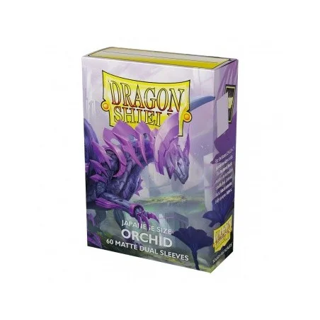Dragon Shield Japanse maat Dual Matte Sleeves - Orchidee 'Emme' (60 mouwen) | 5706569151416
