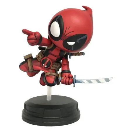 Marvel Animated statuette Deadpool (Jumping) 18 cm | 0699788853610