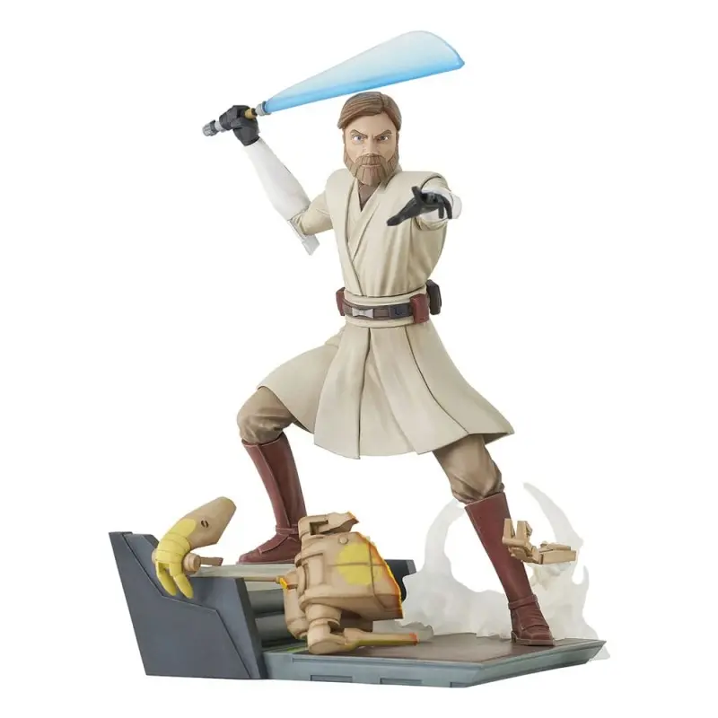 Star Wars: The Clone Wars Deluxe Gallery statuette General Obi-Wan Kenobi 23 cm | 0699788852828