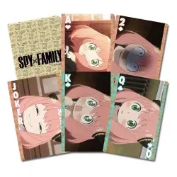 Spy x Family jeu de cartes à jouer Anya Facial Expressions