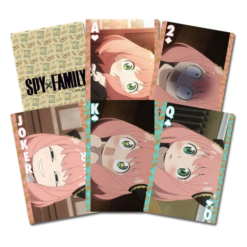 Spy x Family jeu de cartes à jouer Anya Facial Expressions | 0699858518333