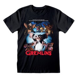 Gremlins T-Shirt Retro Poster Style  (L)