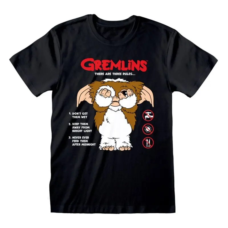 Gremlins T-Shirt The Rules (M) | 5056811502160