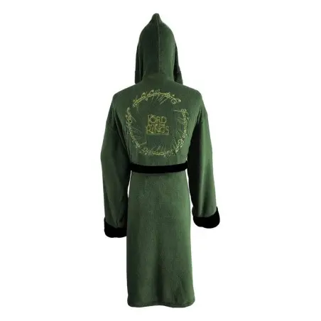 Le Seigneur des Anneaux peignoir de bain polaire Elven Green & Gold | 5055437945610