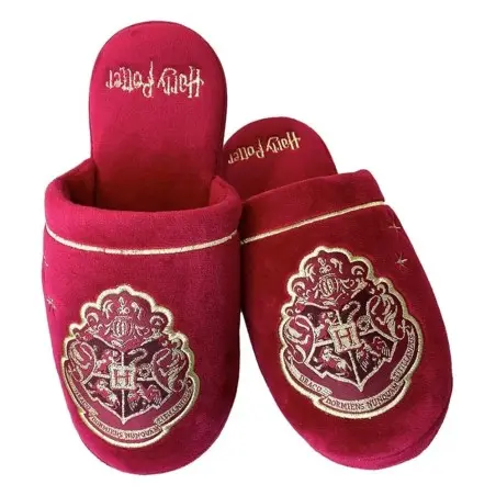 Harry Potter pantoufles Pudlard Gold on Burgundy EU 38-43  | 5055437936205