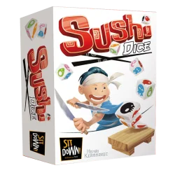 Spel: Sushi Dobbelstenen
Uitgever: Sit-Down!
Engelse versie