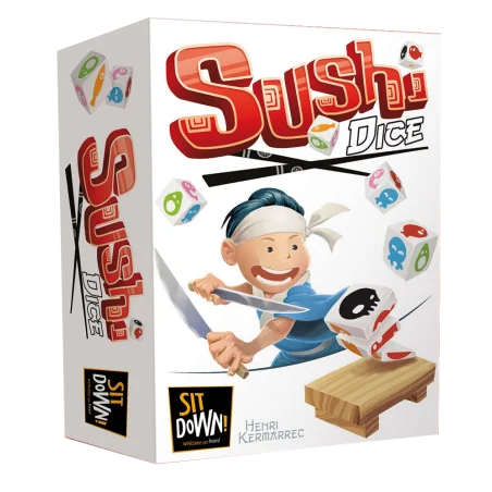 Spel: Sushi Dobbelstenen
Uitgever: Sit-Down!
Engelse versie