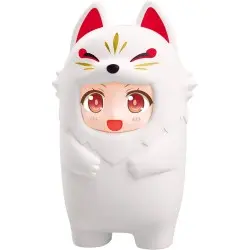 Nendoroid More accessoire Kigurumi Face Parts Case pour figurines Nendoroid White Kitsune 10 cm