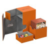 produit : boîte pour cartes Flip n Tray Deck Case 80+ taille standard XenoSkin Orange marque : Ultimate Guard