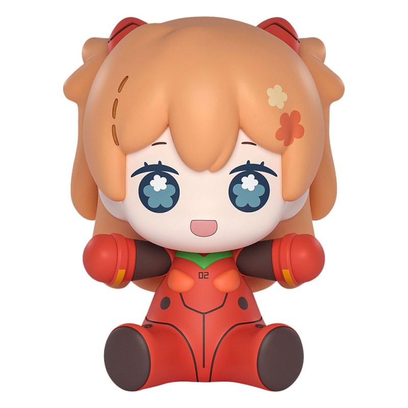 Neon Genesis Evangelion: Rebuild of Evangelion figurine Chibi Huggy Good Smile Asuka Shikinami Langley: Plugsuit Ver. 7 cm | 4580416928380