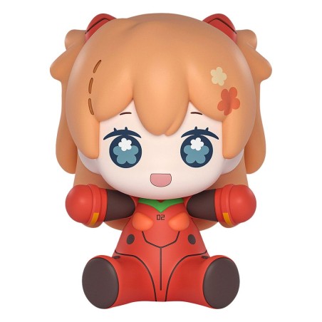 Neon Genesis Evangelion: Rebuild of Evangelion figurine Chibi Huggy Good Smile Asuka Shikinami Langley: Plugsuit Ver. 7 cm