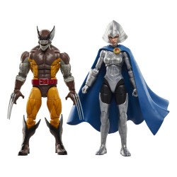 Wolverine 50th Anniversary Marvel Legends pack 2 figurines Wolverine & Lilandra Neramani 15 cm