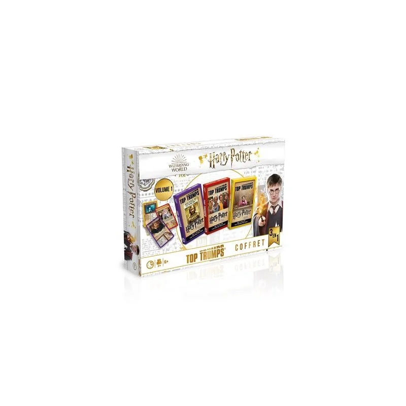 game: Top Trumps - Harry Potter Volume 1 3-in-1 Box Set
Publisher: Winning Moves
English Version