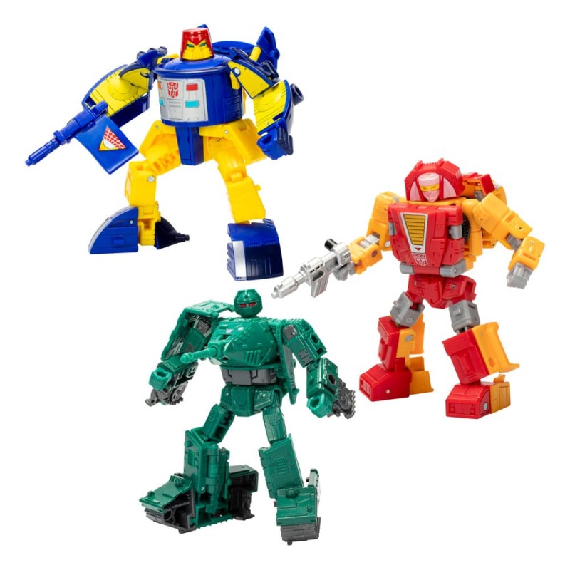 Transformers Legacy United Deluxe Class pack 3 figurines Go-Bot Guardians 14 cm | 5010996232366