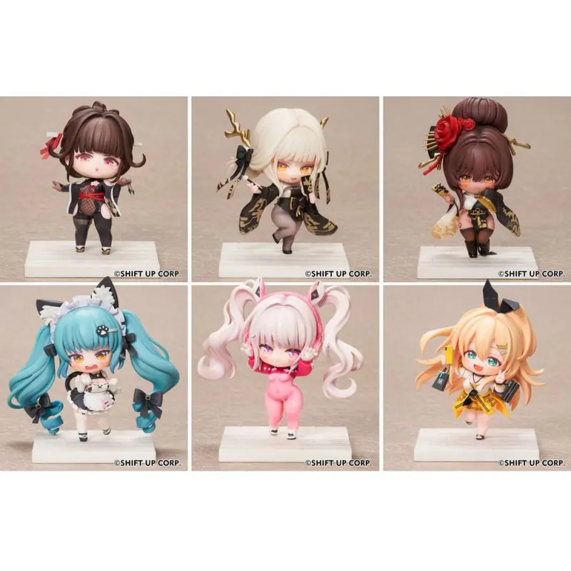 Goddess of Victory: Nikke pack 6 figurines SAC Series Chibi 6 cm  | 6974982160691