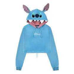 Lilo & Stitch Cropped Sweater à capuche Stitch  (L) | 8718526189223