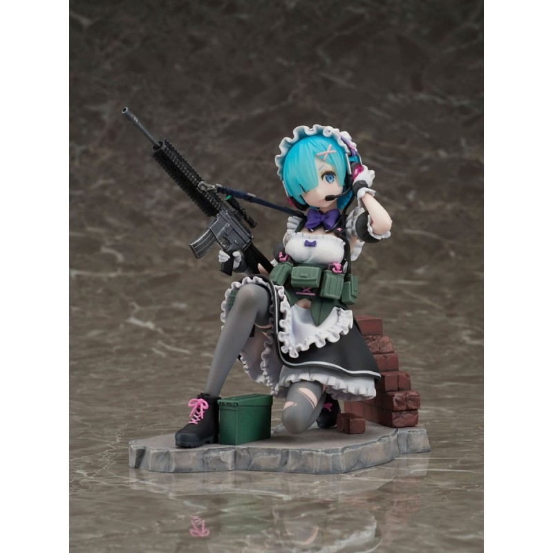 Re:Zero Starting Life in Another World statuette PVC 1/7 Rem Military Ver. 16 cm | 4580736409200