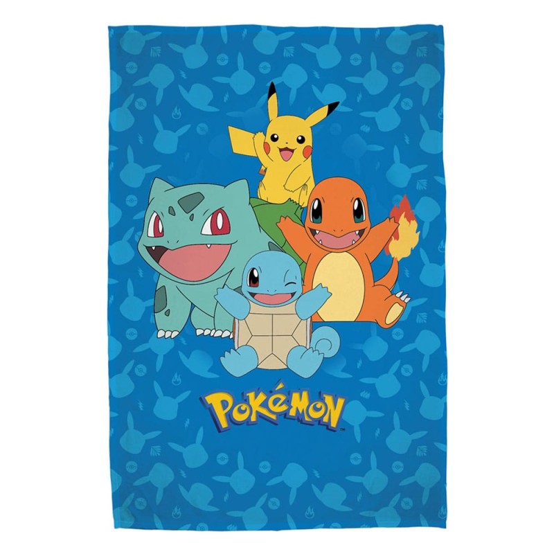 Pokemon couverture polaire Starter Pokemon 130 x 160 cm | 4006891976833