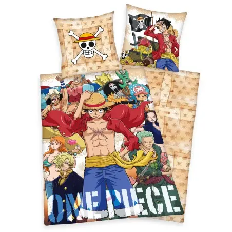 One Piece parure de lit Crew 135 x 200 cm / 80 x 80 cm | 4006891938381