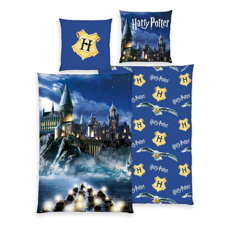 Harry Potter parure de lit Blue 135 x 200 cm / 80 x 80 cm | 4006891971074