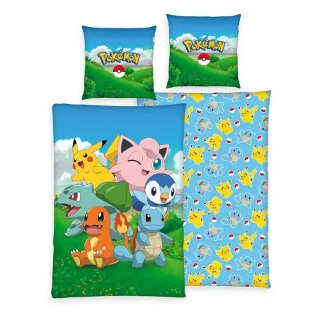 Pokemon parure de lit Group A 135 x 200 cm / 80 x 80 cm | 4006891983275