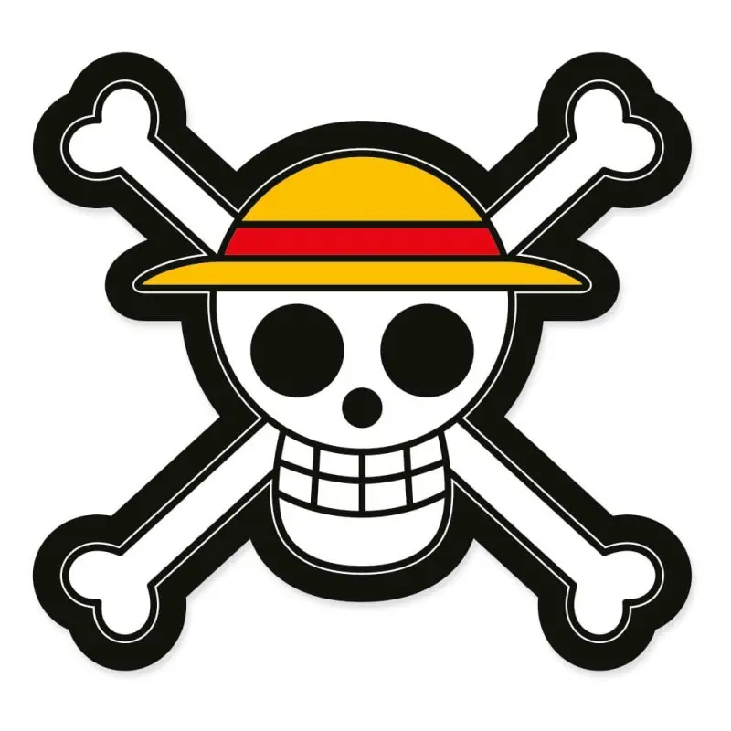 One Piece oreiller Jolly Roger 33 cm       | 4006891990099