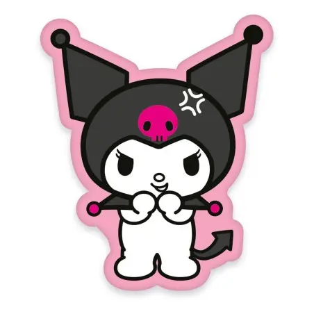 Sanrio oreiller Kuromi Smiling 36 cm  | 4006891992970