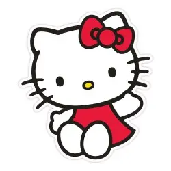 Sanrio oreiller Hello Kitty Red Dress 36 cm   | 4006891993014