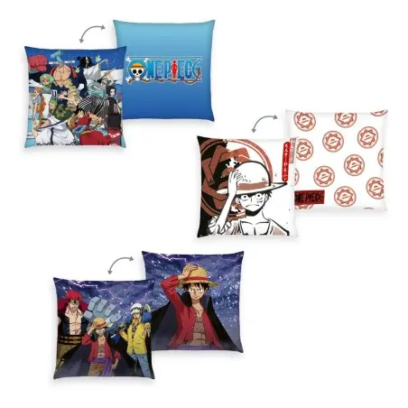 One Piece pack 3 oreillers Monkey D. Luffy 40 x 40 cm | 4006891975577