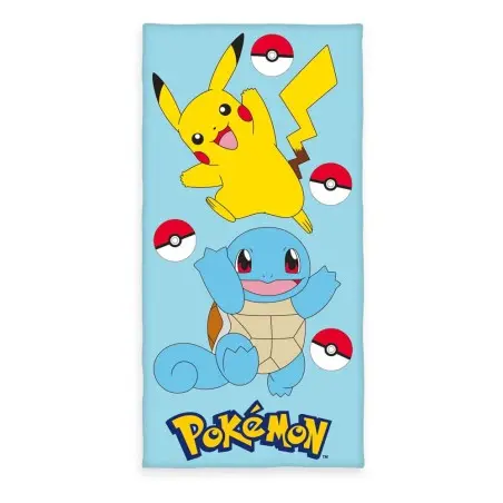 Pokemon serviette de bain Pikachu & Carapuce 75 x 150 cm | 4006891983282