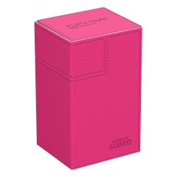 produit : boîte pour cartes Flip n Tray Deck Case 80+ taille standard XenoSkin rose marque : Ultimate Guard