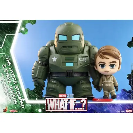 What If...? figurines Cosbaby (S) Hydra Stomper & Steve Rogers 10 cm | 4895228607935