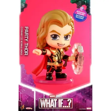 What If...? figurine Cosbaby (S) Party Thor 10 cm | 4895228607973