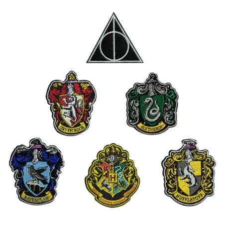 Harry Potter pack 6 écussons House Crests | 3760166566440