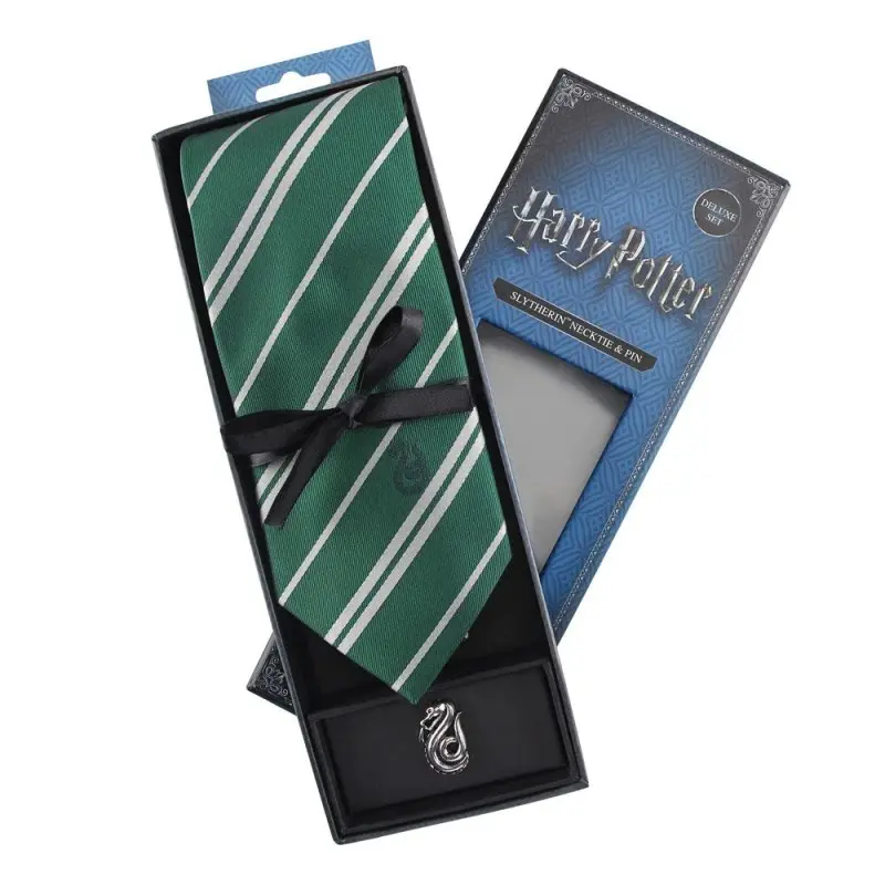 Harry Potter set cravate & badge Slytherin | 4895205600652