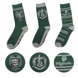 Harry Potter pack 3 paires de chaussettes Slytherin  | 4895205602717